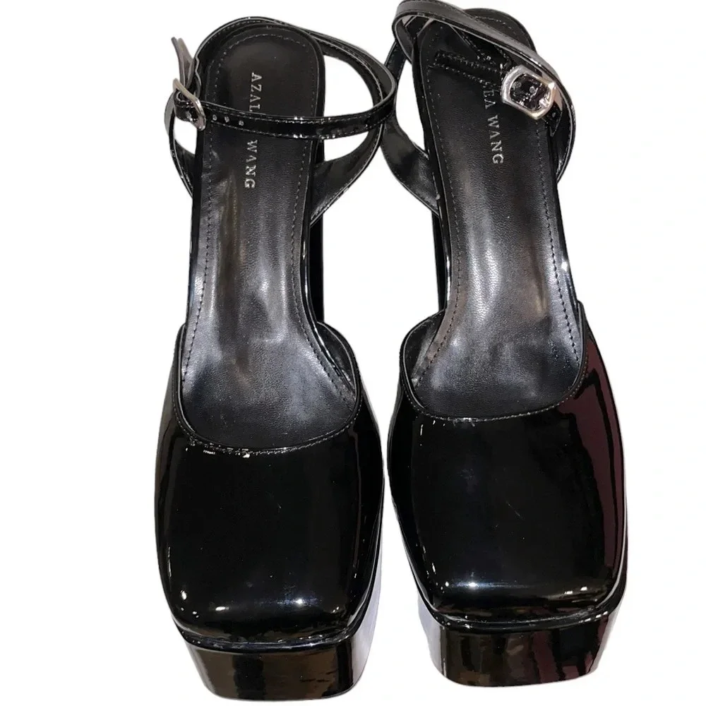 Black Platform Whimsy Goth Women's Shoes
